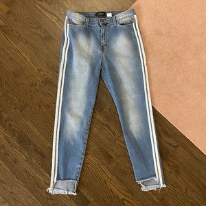 Akira Striped Jeans